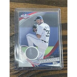2017 Topps Opening Day Justin Verlander #ODR-JVE Rookie Sport Trading Card